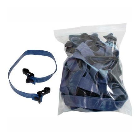 Fabrication Enterprises CanDo Adjustable Exercise Band, Heavy, Blue, 10 Each 10-3204-10